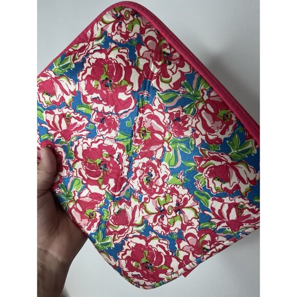 Lilly Pulitzer Lucky Charms Tablet iPad Soft Sleeve Cover With Earbud Pocket - Picture 6 of 8